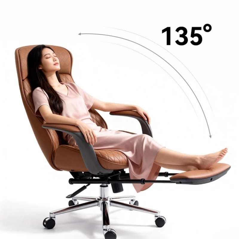 Ergonomic Boss Office Chair Comfortable Sedentary Light Luxury Office Computer Chair Businessr Household silla escritorios
