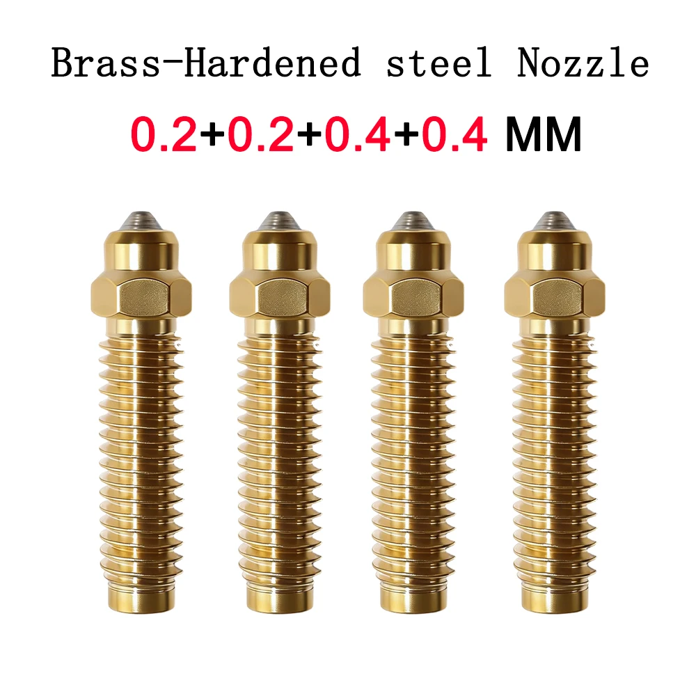Upgrade Elegoo CC2 Hotend 0,2/0,4/0,6/0,8mm Montiertes Extruder-Hotend-Kit für Elegoo Centauri Carbon 2 Hot End / Centauri Nozzle
