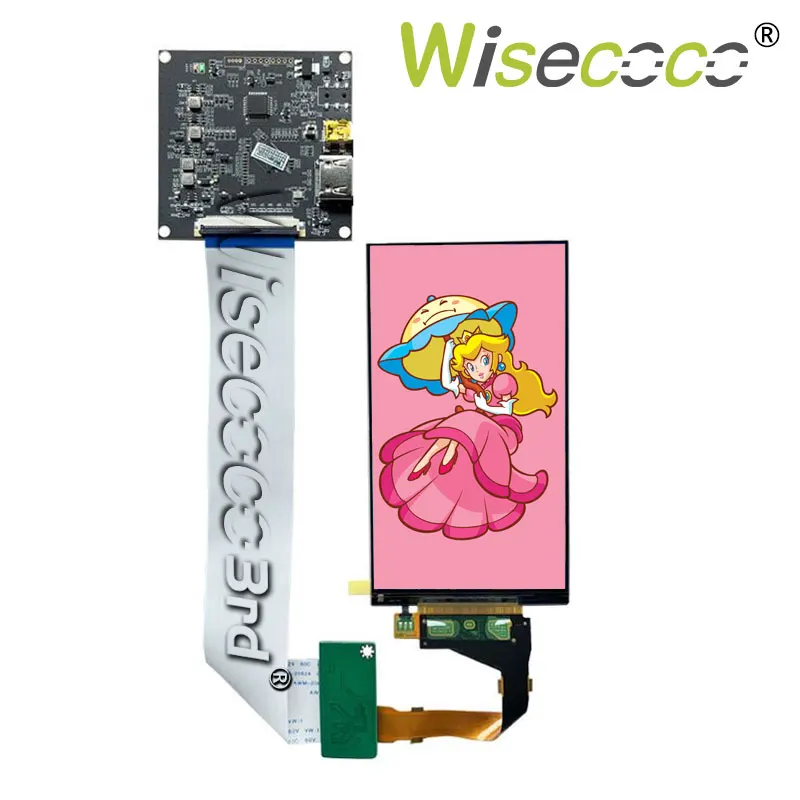 Imagem -02 - Wisecoco Polegada 2k 2560x1440 Display Lcd Ips Alta Resolução Lcd Tela Laptop Painel Driver Board