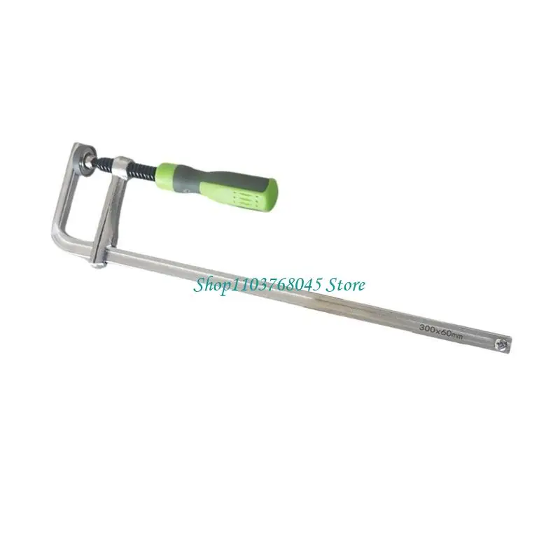 R53F Adjustable Guide Clamps with Plastic Handle Screw Action Arm Clamp for Woodworking Table Track Sawing Rails
