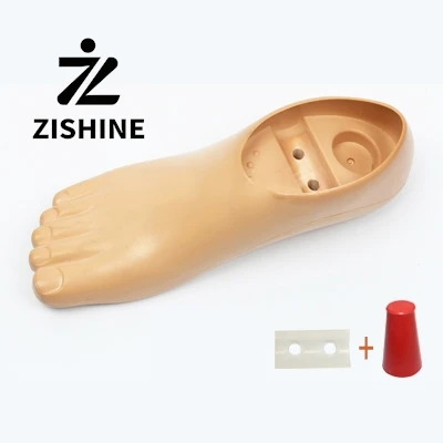 2 구멍 이동식 발목 보철 발판, 21 ~ 27cm 액세서리 부품, 인공 팔다리 보철 소켓 고정