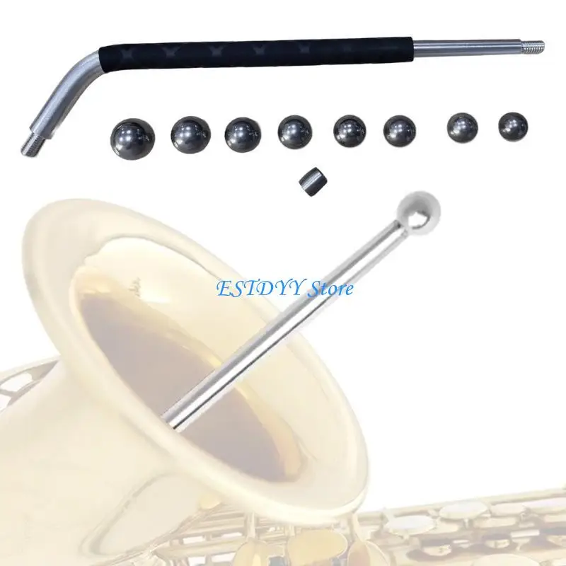 

G6DE Saxophone Dent Repair Tool with Metal Ball Wind Instrument Maintenance Tool Kits
