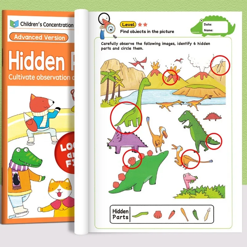 Visual Discovery Grand Challenges Concentration Training Labyrinth Puzzle Book Hide and Seek Picture Book Find Something