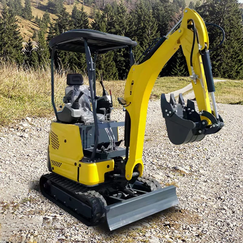 Customized Earth-moving machinery mini excavator 1.8ton Environment-friendly and fuel-saving mini excavator 2ton small excavator