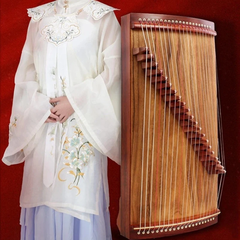 

68CM 21-string Guzheng Professional Finger Exerciser Guzheng Children Beginner Practice String Instrument Portable Mini Guzhengs