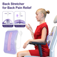 Adjustable Back Massager Airbag Waist Neck Support Massage Lumbar Cervical Muscle Relax Stretcher Posture Massager