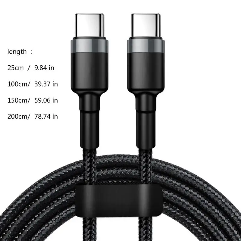 Fast Speed Type C to Type C Charging Cable 120W for Rapid Data Transfer and Quic