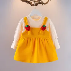 Vestido Tutu para Bebés Recém-nascidos, Roupa Infantil, Vestidos Criança, 1 Year Birthday, Princesa, Outono, 2023