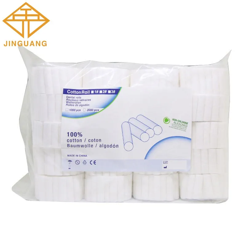 2000Pcs/2Pack Dental Disposable Cotton Rolls Clinic Dental Treatment Absorbent Medical Supplies Teeth Care Tool Oral Health