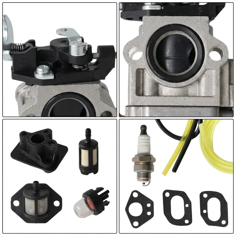 Carburetor Kit Compatible with 150BT 345BT Ruising Models 2022 Onward Includes Fuel Filter Yellow Hose and Gaskets