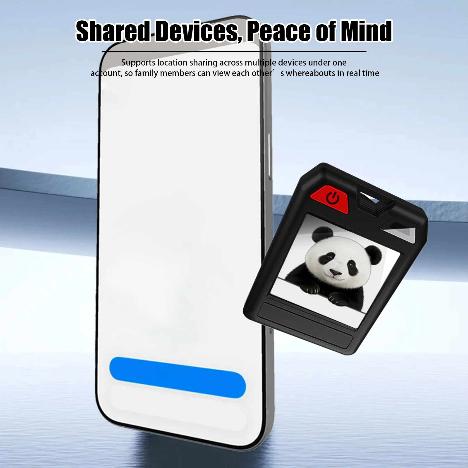Smart Air Tracker Loud Alarm BT Tracker Tag Lightweight and Waterproof for Apple Find My and for Google Find My Device