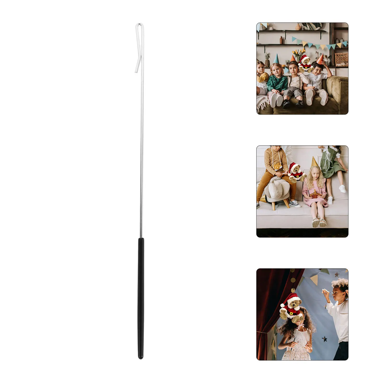 

Puppet Arm Control Stick Stainless Steel Rod Hand Puppets Perfect for Theater Stage Performances Precise Control Accessory