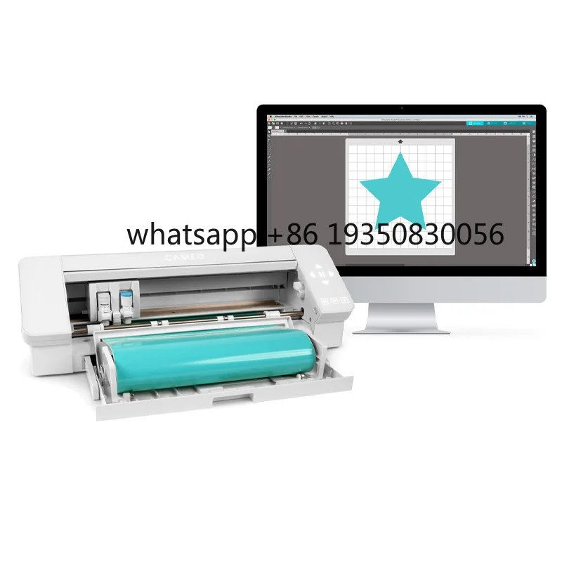 Heat Transfer Printing Film Self-adhesive Cardboard PVC Die Cutting Machine Automatic Edge Patrol CAMEO4 Plotter Machine