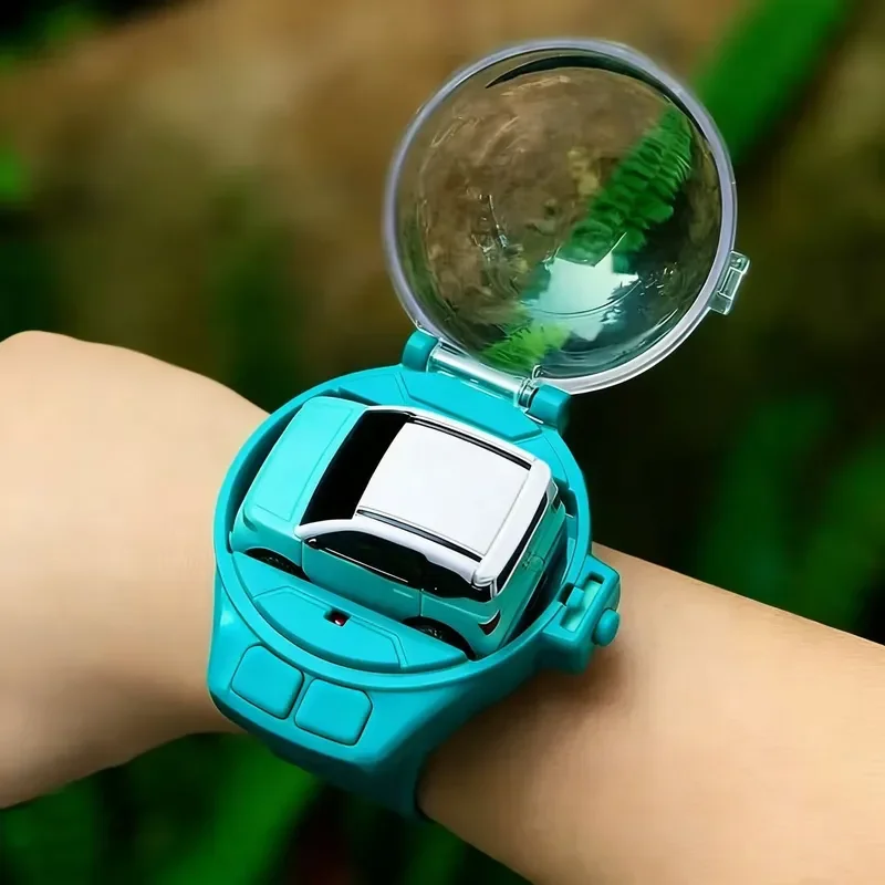 Mini Watch Remote Control Car Flip Storage Alloy Vehicle Plush Animal RC Toy For Kids Birthday Gift view 6