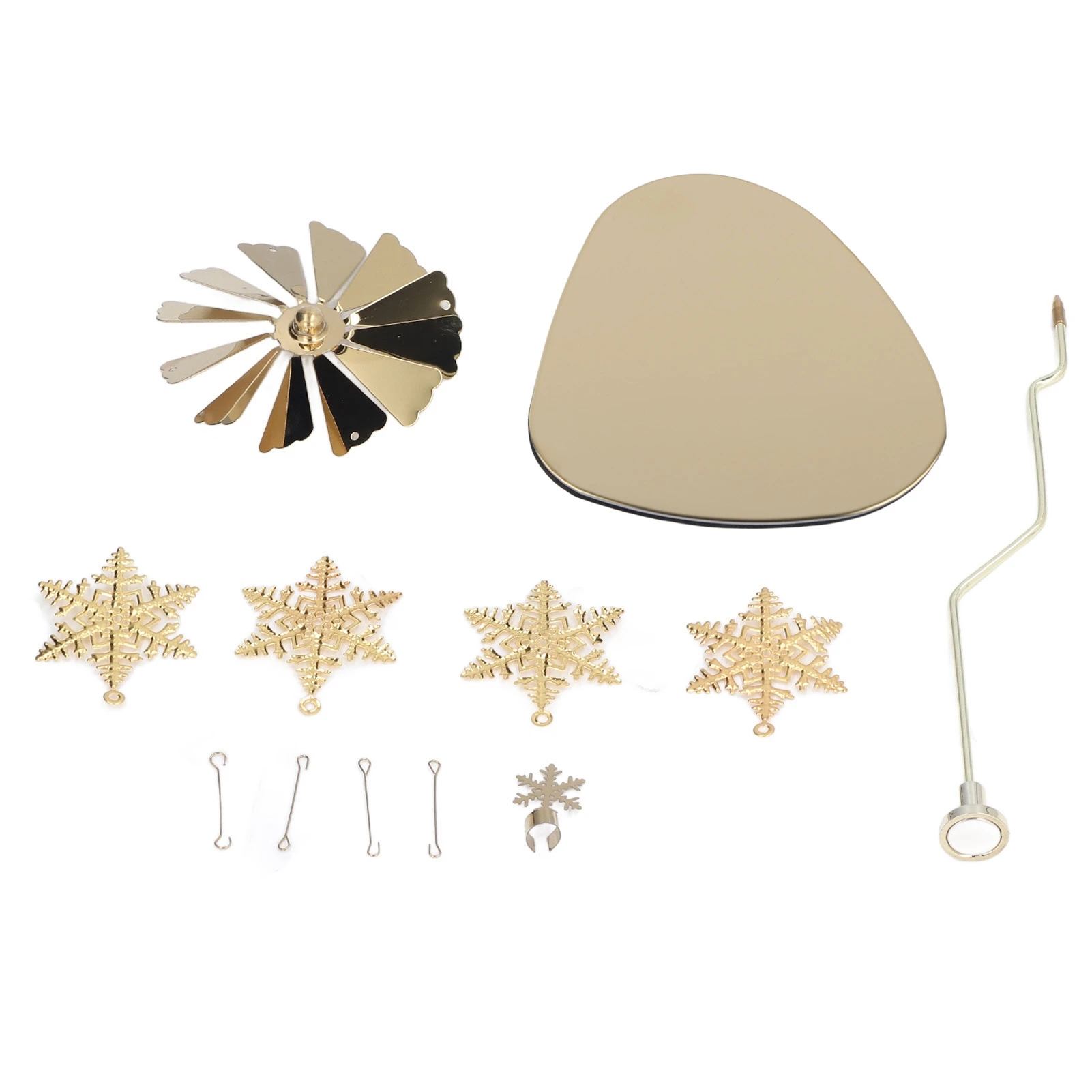 Candle Holder Round Triangle Tray Romantic European Style Stainless Steel Rotating Aromatherapy