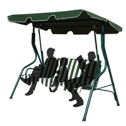 Skyyon Outdoor Schaukel Baldachin Terrasse Schaukel 3 Personen Baldachin Hängematte Schaukel Outdoor Hänge sessel