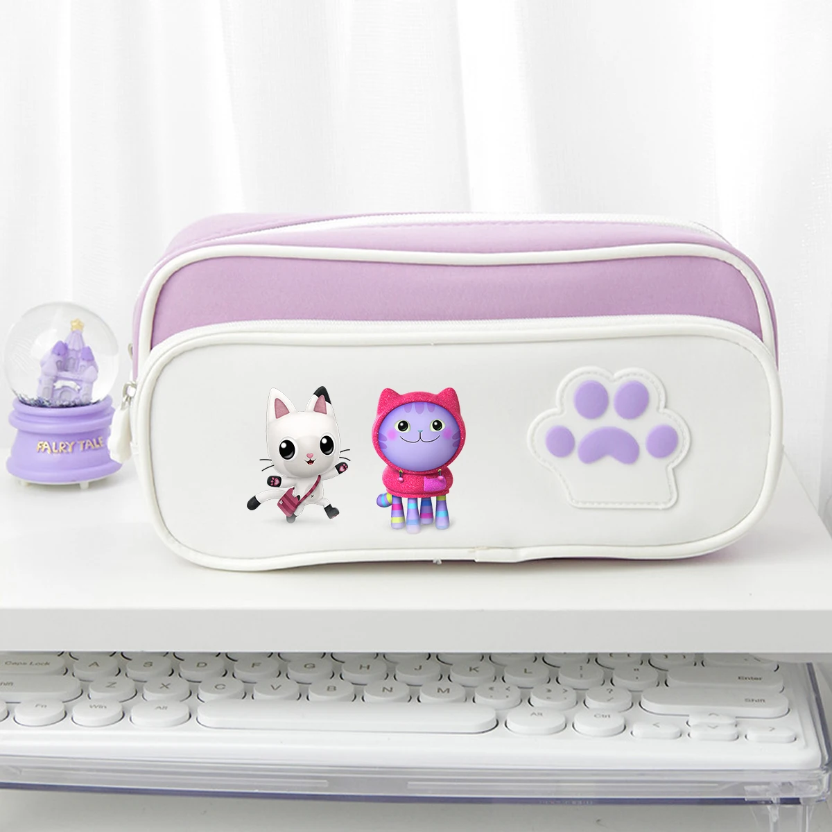 Gabby Dollhouses หญิงดินสอปากกากระเป๋าขนาดใหญ่ความจุเกาหลีกระเป๋านักเรียน Back To School เครื่องเขียนของขวัญ