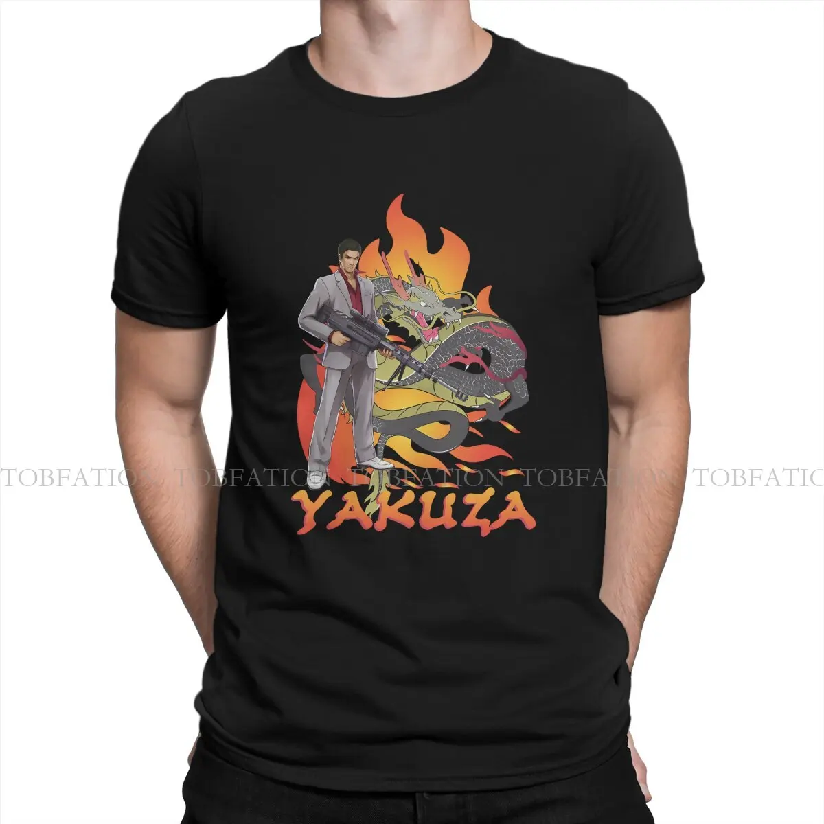 Kiryu Dragon Unique TShirt Yakuza Kiwami Dragon Top Quality Creative Gift Clothes  T Shirt Short Sleeve Ofertas