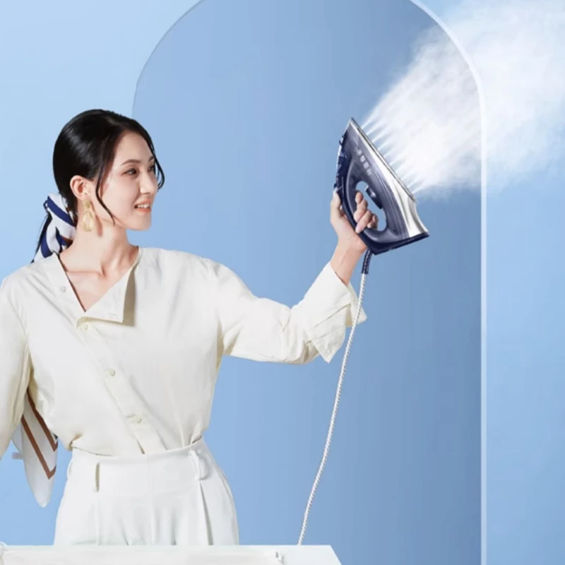 Профессиональный паровой утюг с 5 настройками температуры, сверхмощный отпариватель для одежды, компактная ручная гладильная машина для сухой/влажной уборки
