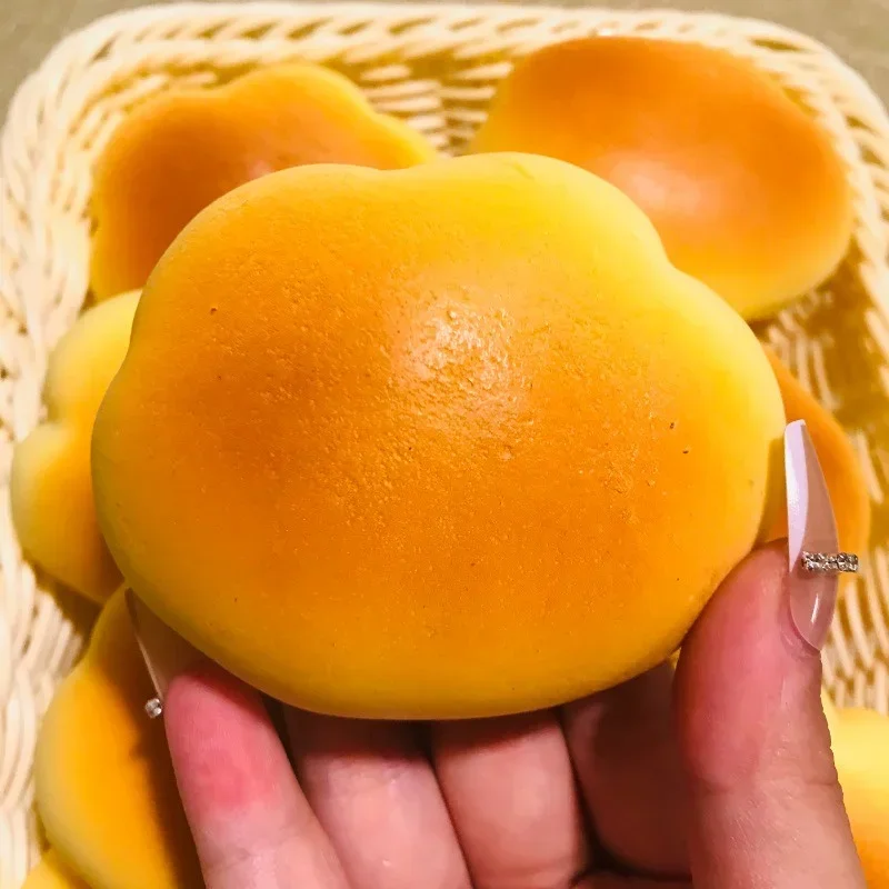 لون الكراميل سحابة الخبز انتعاش بطيء قرصة الموسيقى الضغط تنفيس لعبة اسفنجي الضغط