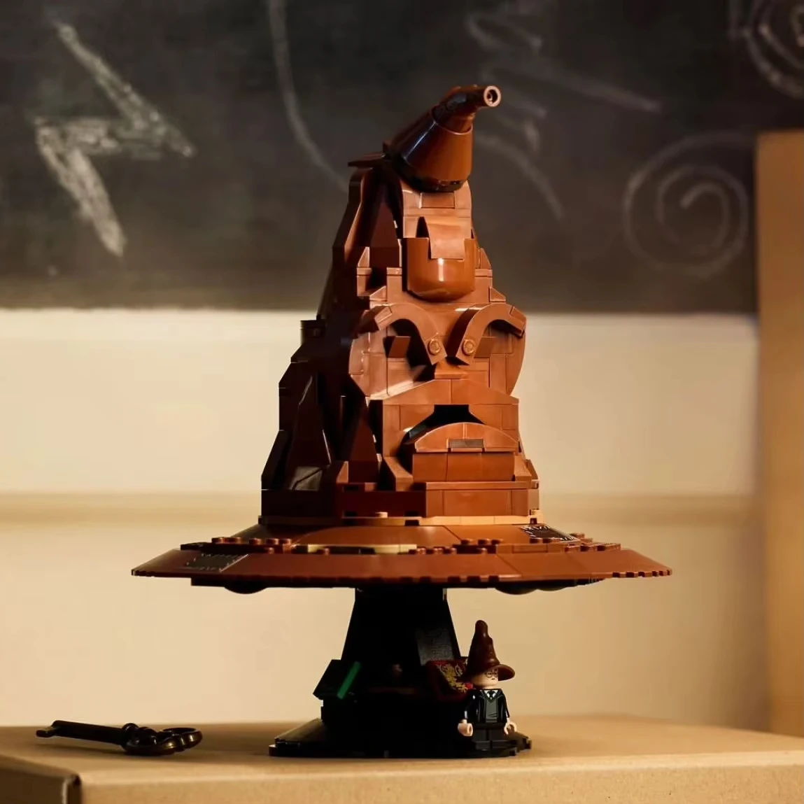 561pcs Ramo Cappello da strega Building Block MOC76429 Modello Mattone Cappello da mago Magic Boy Toy Regalo di compleanno per bambini