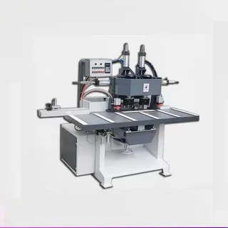 Woodworking Machine DOUBLE Head Door Lock Mortising Machine For Door Horizontal Wood Drilling &milling Machine