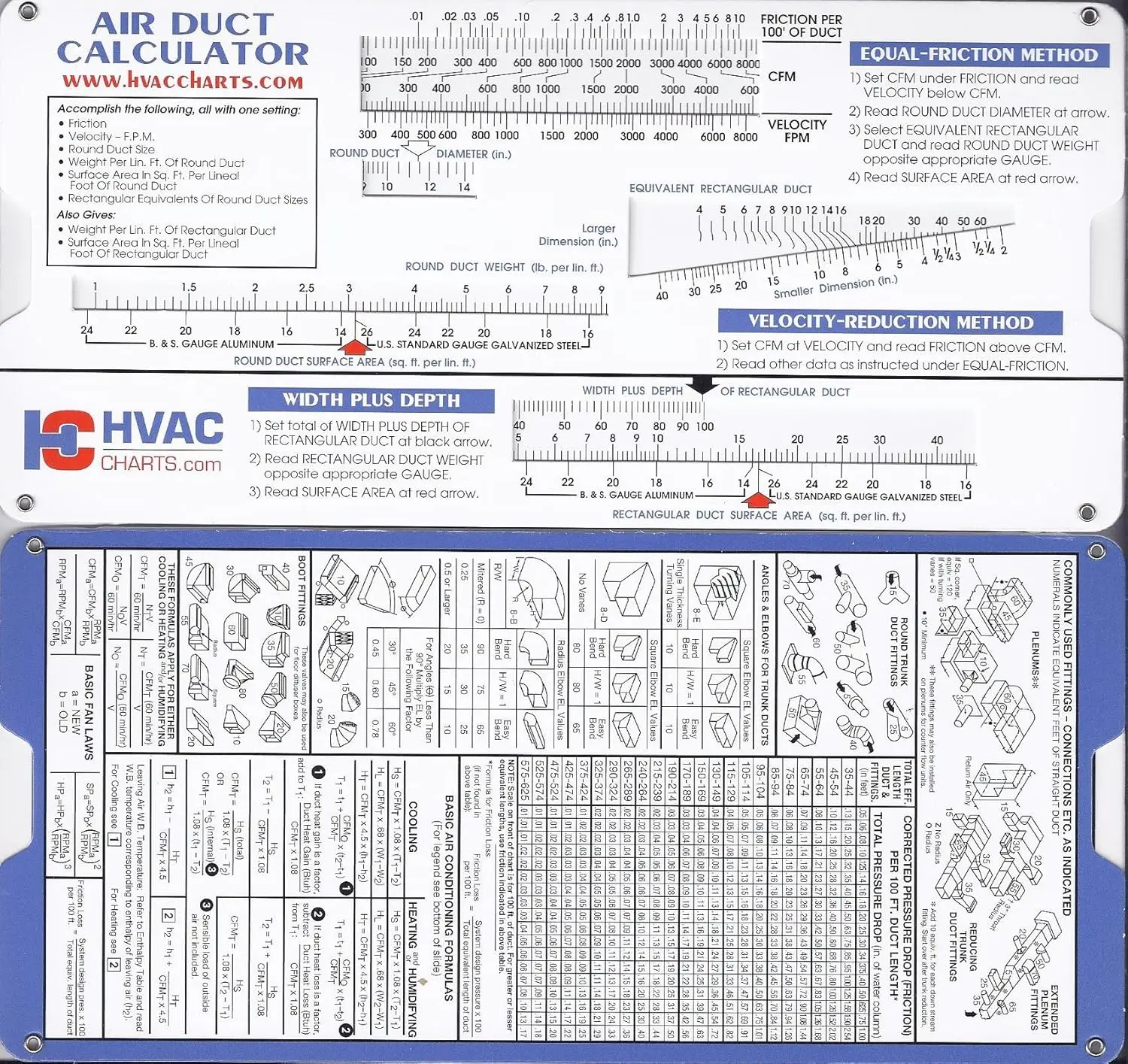 

Air Duct Sizing Calculator - HVAC Ductulator for Residential & Commercial