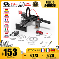 NEJE 5 A40630 50W Laser Engraver Wireless CNC Laser Engraving Cutting 3D Wood DIY Laser Cutter Printer 7.5W Output Machine Tools