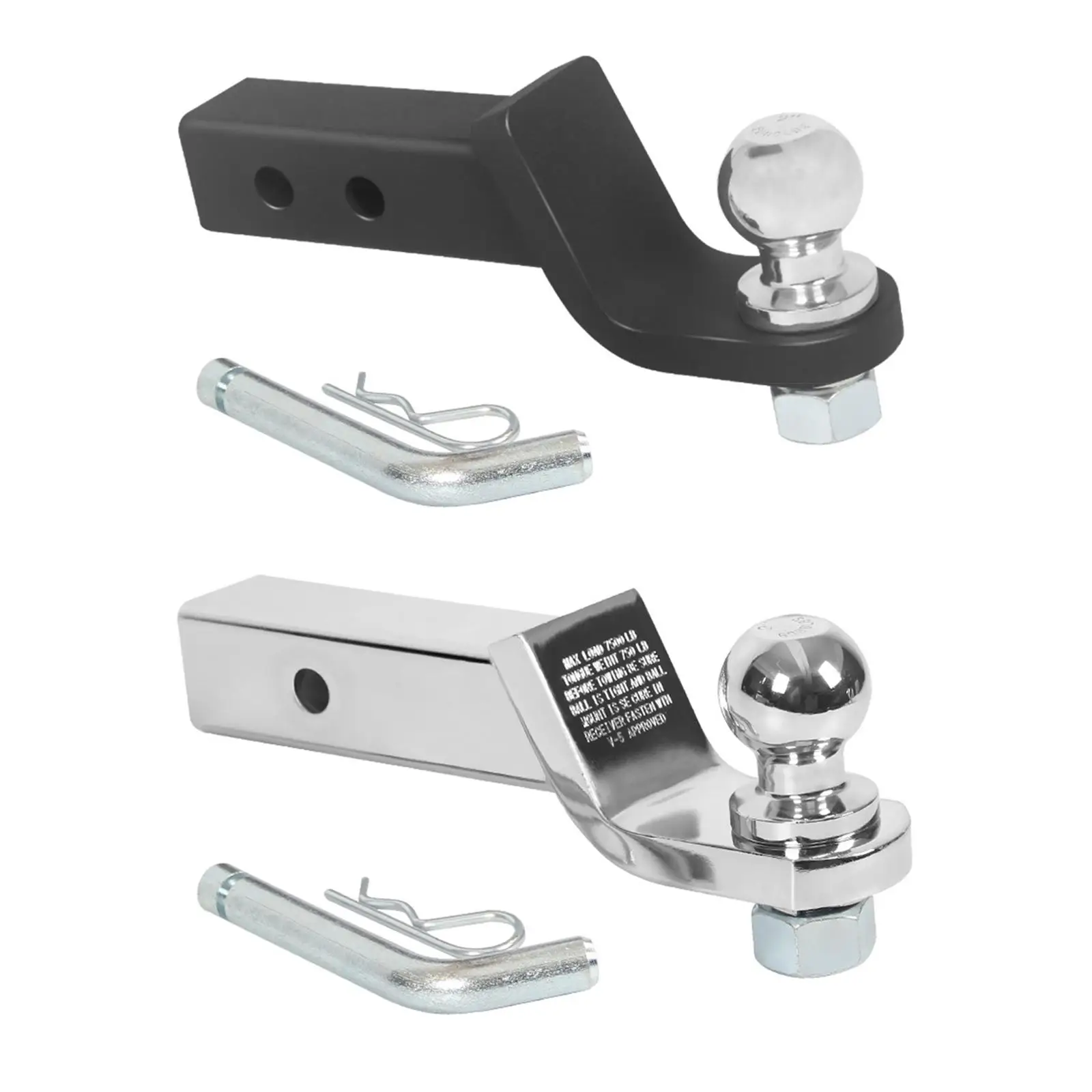 Trailer Hitch Ball Mount Accs SUV Portable Trailer Car Heavy Duty Easy to Use Spare Parts Trailer Hitch Mount Towing Accessory