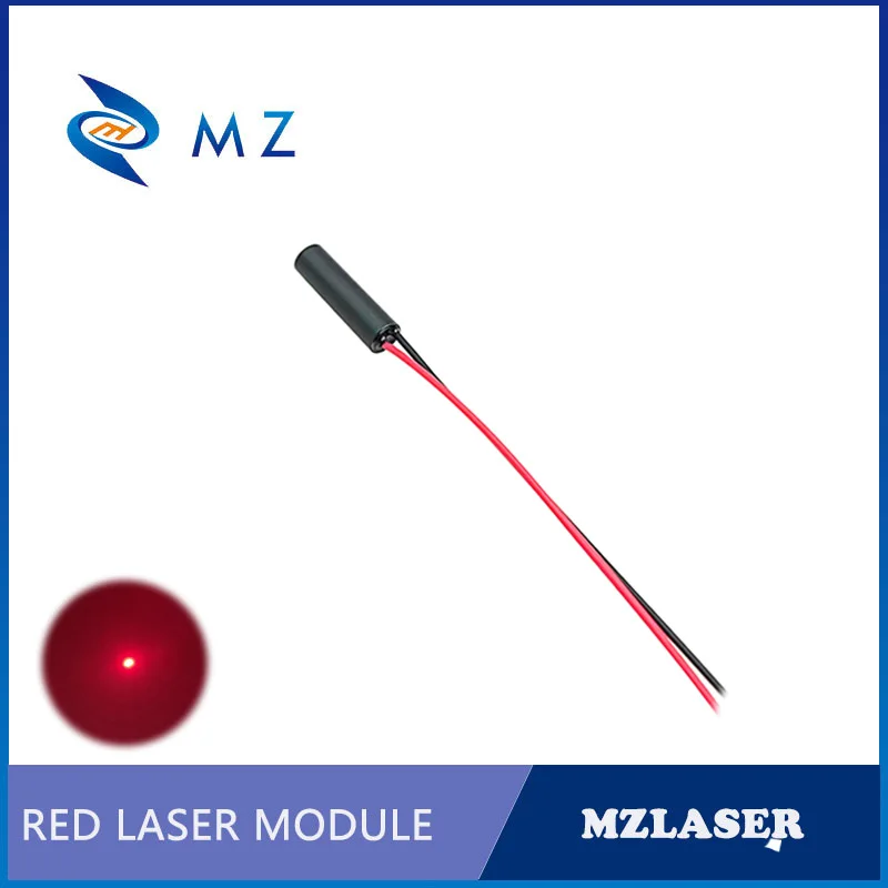 Compact Mini Red Dot Laser Module D5mm 635nm CW Laser 0.5mw 1mw 5mw 10mw Industrial Machine Red Laser for Various Applications