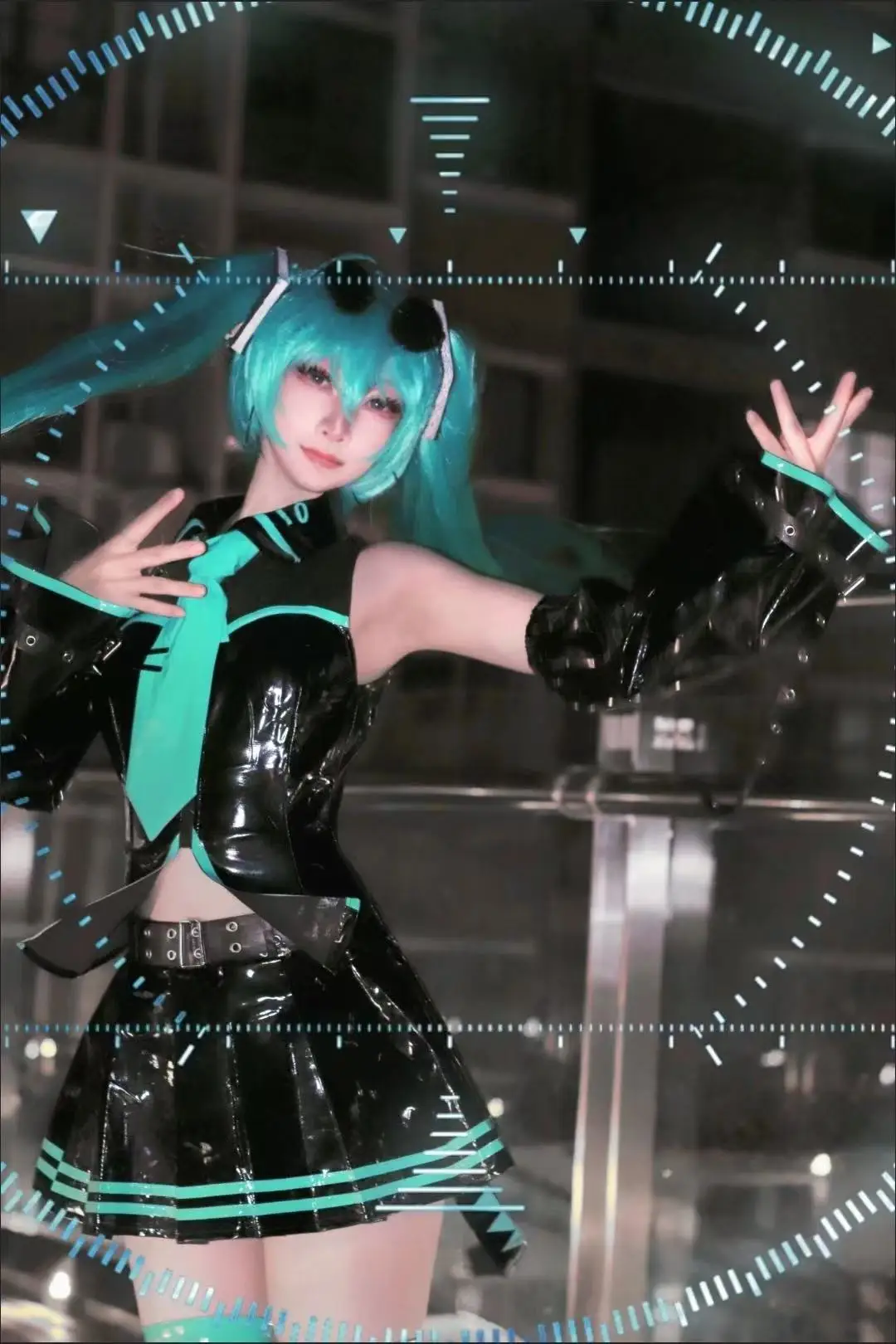 

Role-playing costume patent leather anime Halloween sexy dress set