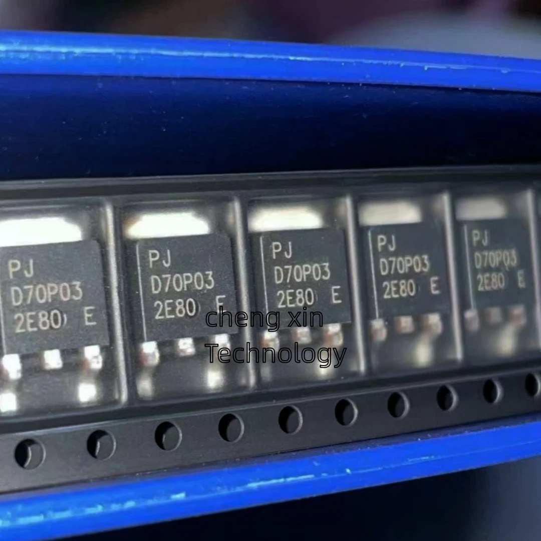 PJD70P03_L2_00001 10PCS 50PCS Serigrafia nova e original: PJD70P03 TO-252