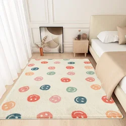 Modern Minimalism Bedroom Fluffy Carpet Large Area Carpets for Living Room Children Girl Room Soft Rug Non-slip Washable Mat