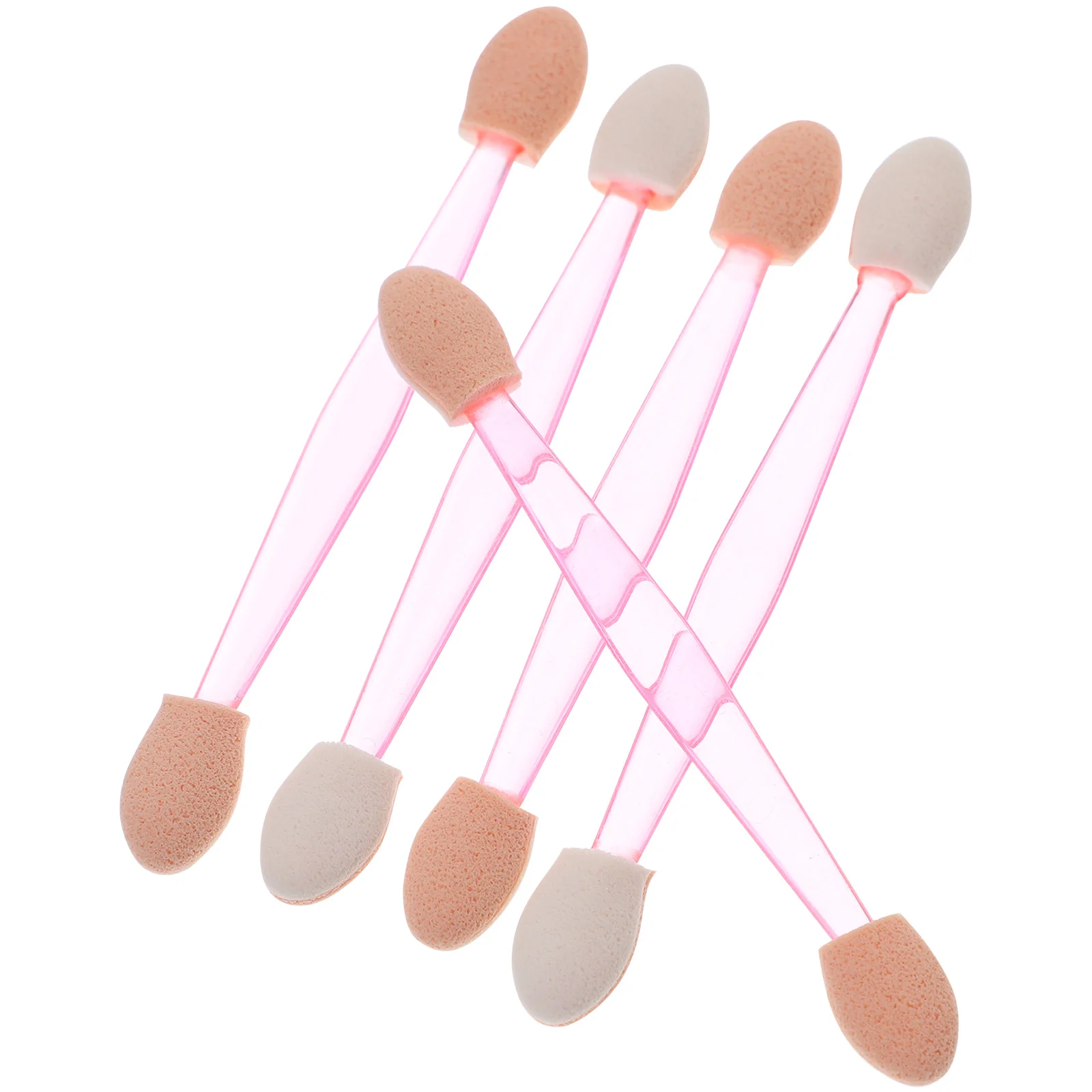مجموعة واحدة من أدوات وضع ظلال العيون مزدوجة الأطراف مزدوجة الجوانب للاستعمال مرة واحدة، مجموعة فرش مكياج خفيفة الوزن ومحمولة ضرورية للعين #4