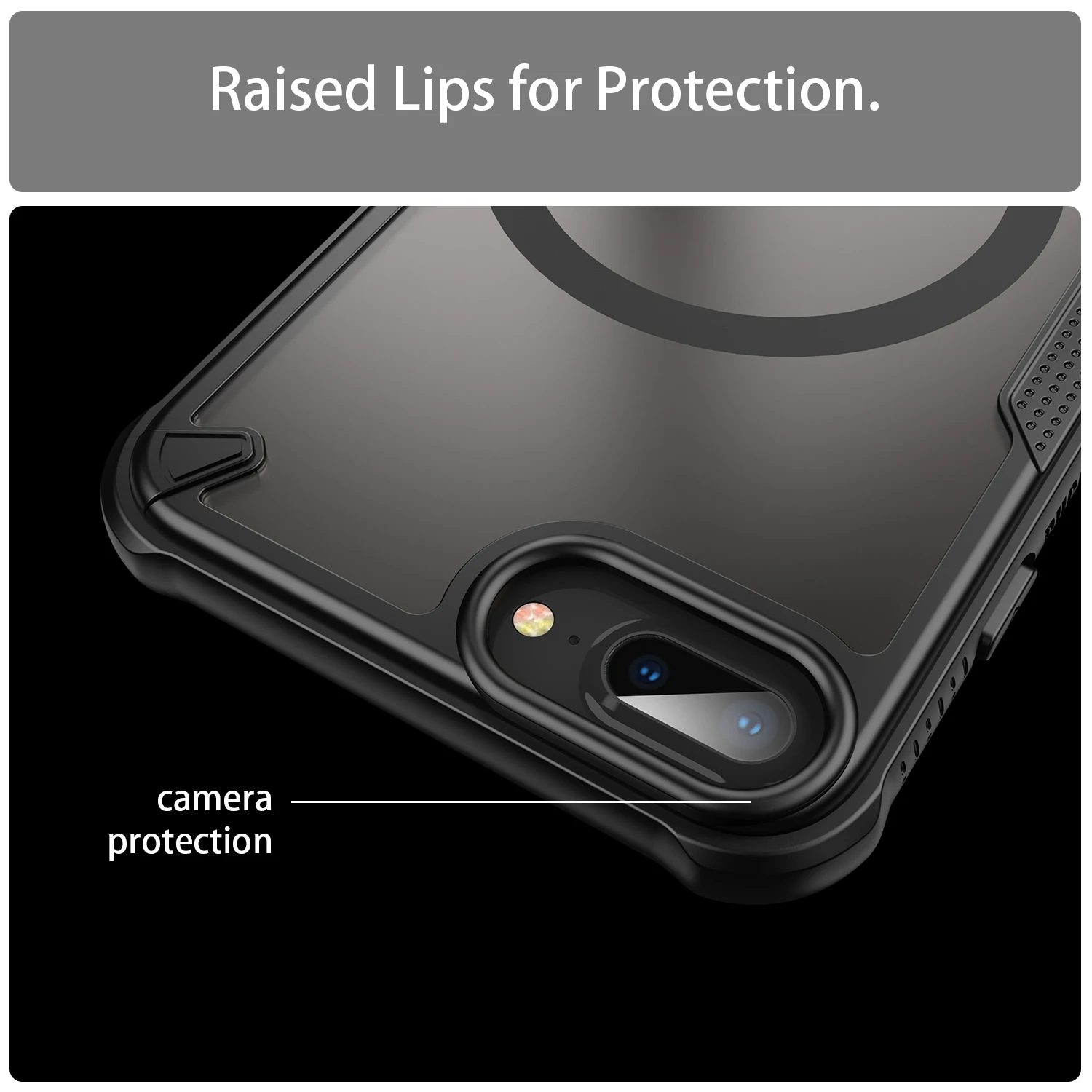 Magnetische, luxuriöse, matte, durchscheinende, stoßfeste Schutzhülle für iPhone SE3 SE2 6 7 8 Plus 7Plus 6S für Magsafe Wireless Charge Cover – Detail 8