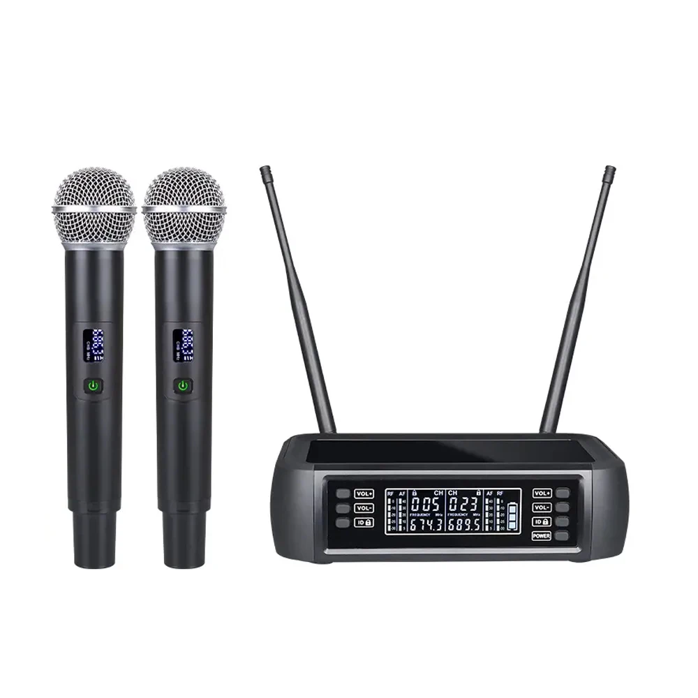 Professional C Type Wireless Microphone Receiver Portable for Karaoke Recharging