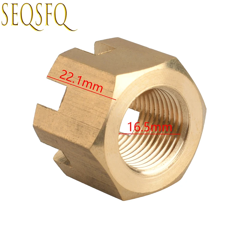 Outboard Engine Propeller Nut Castle 90171-18M04 for Yamaha 115HP 130HP 150HP 175HP 200HP 225HP 250HP Accessories Replaces Parts