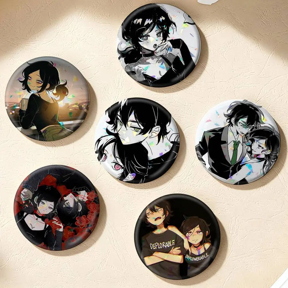 The Coffin of Andy and Leyley Game  75mm 58mm 44mm 25mm Brooch Backpack Hat Pins Accessories Toys Badge