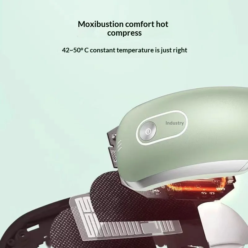  Eye Massager Smart Airbag Vibration Eye Care Instrument Hot Compress Bluetooth Eye Massage Glasses Fatigue Pouch Indoor