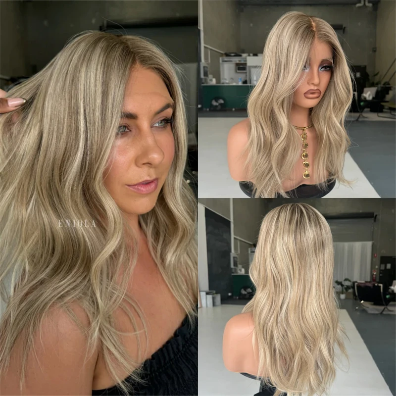 

Синтетический парик омбре с эффектом пепельного блонда и коричневых оттенков, с HD-кружевной передней частью, реалистичный вид, с имитацией естественной линии роста волос, маленький и большой размеры, предварительно проработанная линия роста волос, для ве