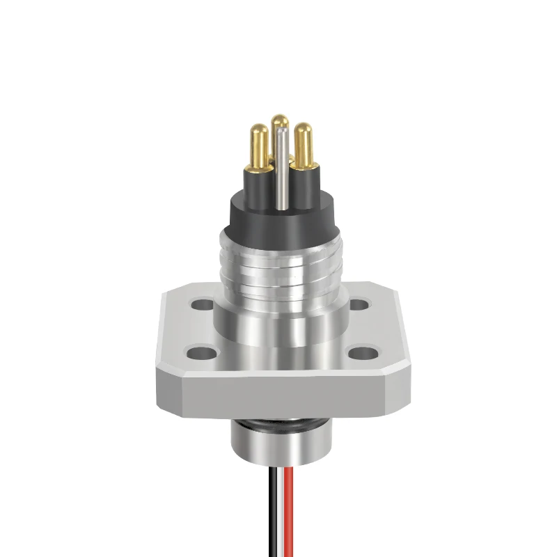 

FCR1503M 3-pin male flange connection installation deep water bulkhead connector underwater connector for subsea remote control