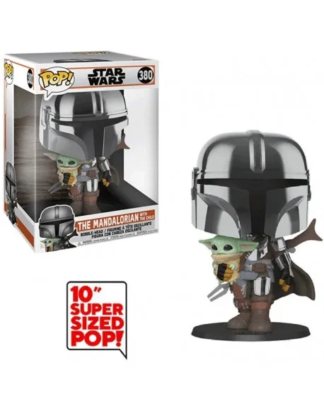 Funko Pop The Mandalorian With The Child 25 cm