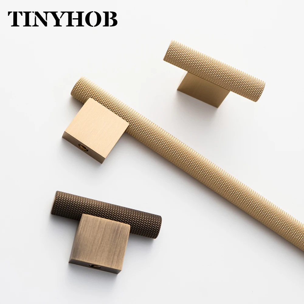 Antique Bronze Knurled /Textured Kitchen Cabinet Handles and Knobs Retro Drawer Pulls Bedroom Knobs Brass Cabinet Hardware