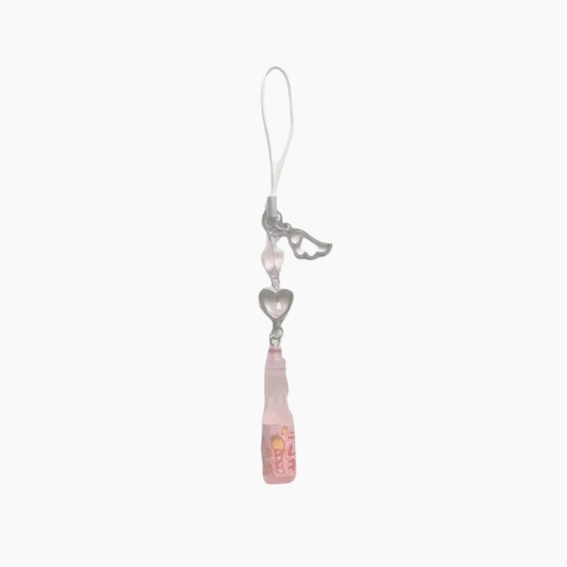 Handmade Ramune Soda Bottle Phone Charms/ Keychain Bag Charms Gift