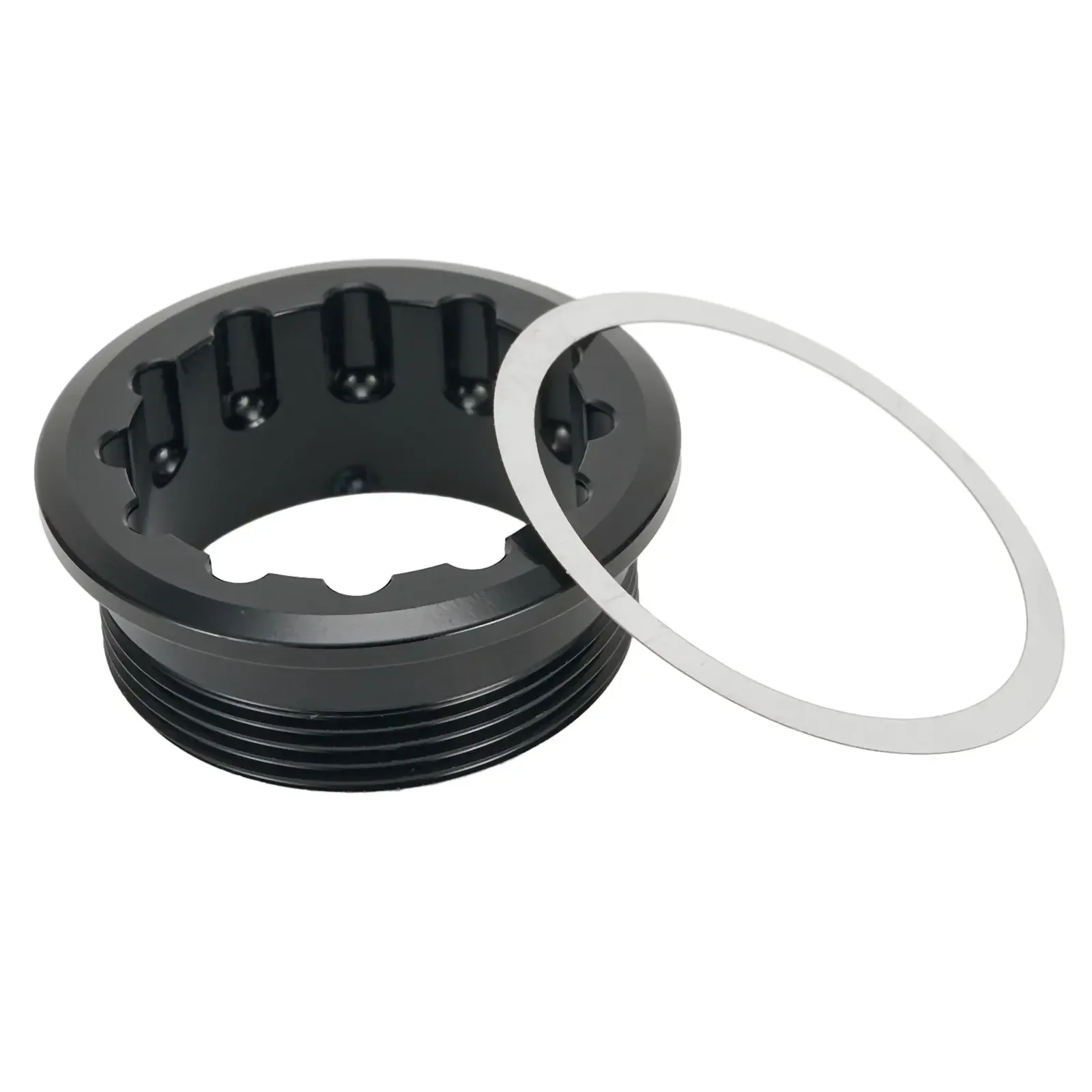 Bicycle Bike  MS12 Speed Freewheel Lock  Cover Hub Body For M6100  M7100 8100 Cassette  Cover Lock Ring  Fixing Bolt Accessorie