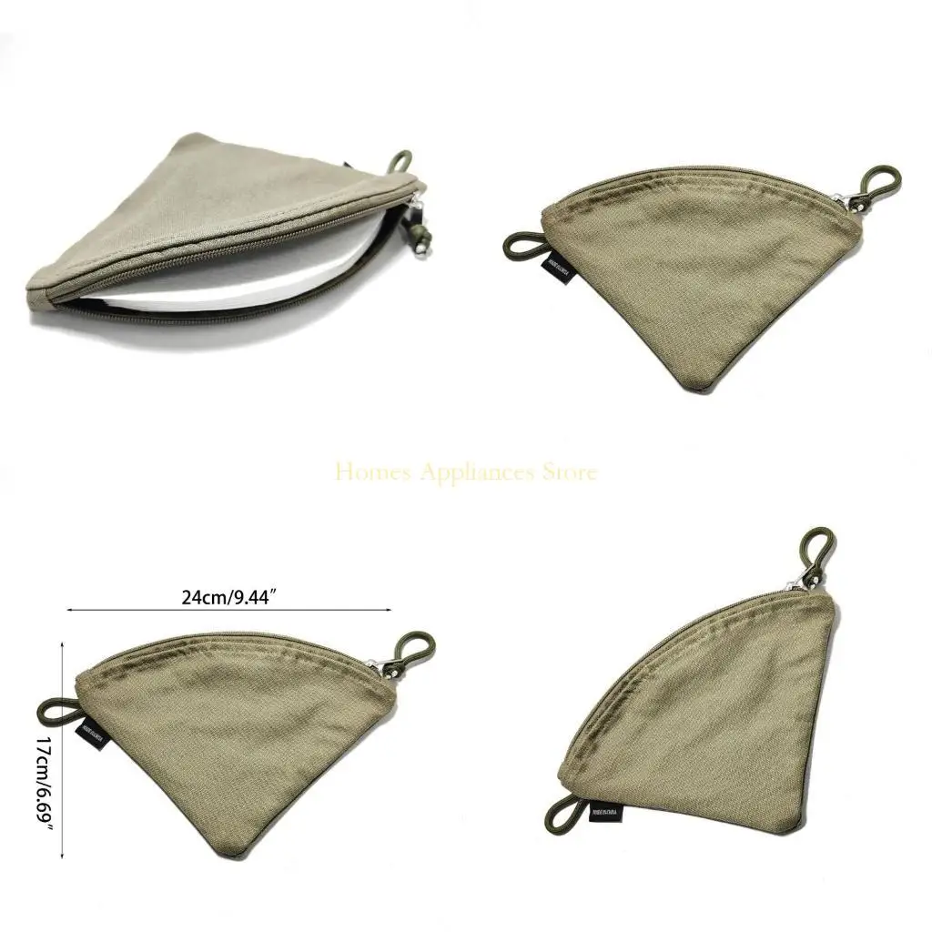 Organizadores filtro café D0AB bolsa filtro portátil para acampar e viajar