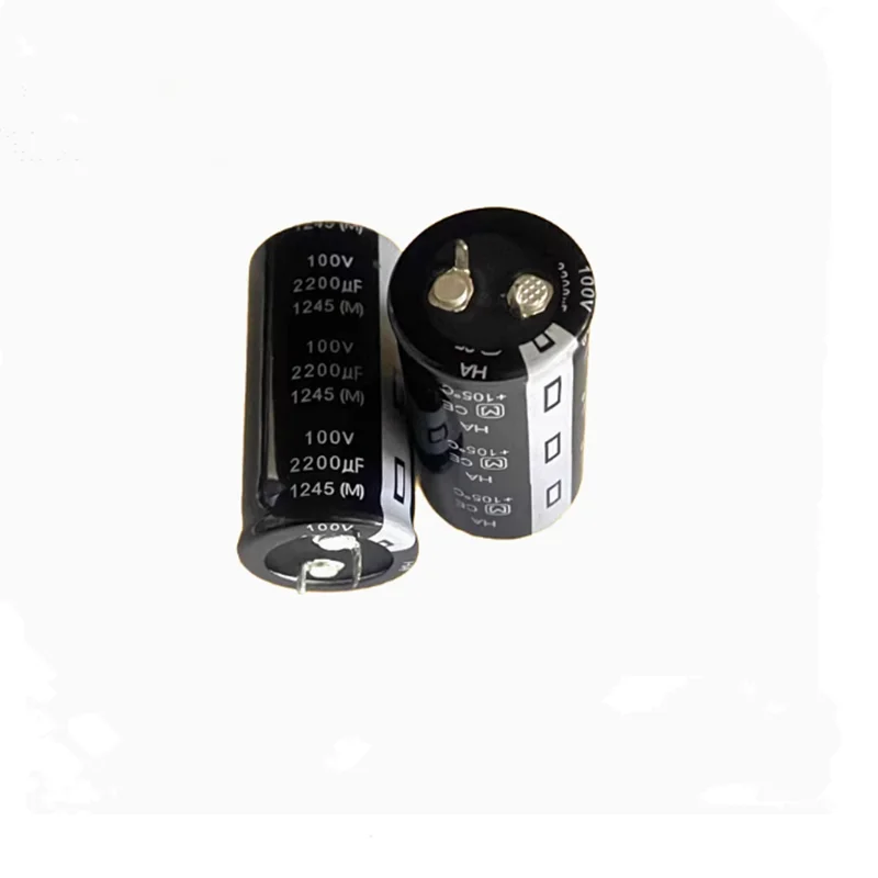 1PCS 100V 2200UF Electrolytic Capacitor 22X35 22X40 22X50 22X45 25X45 25X50  30X30 30X40 30X45 30X50 35X35 35X40 35X25 35X30