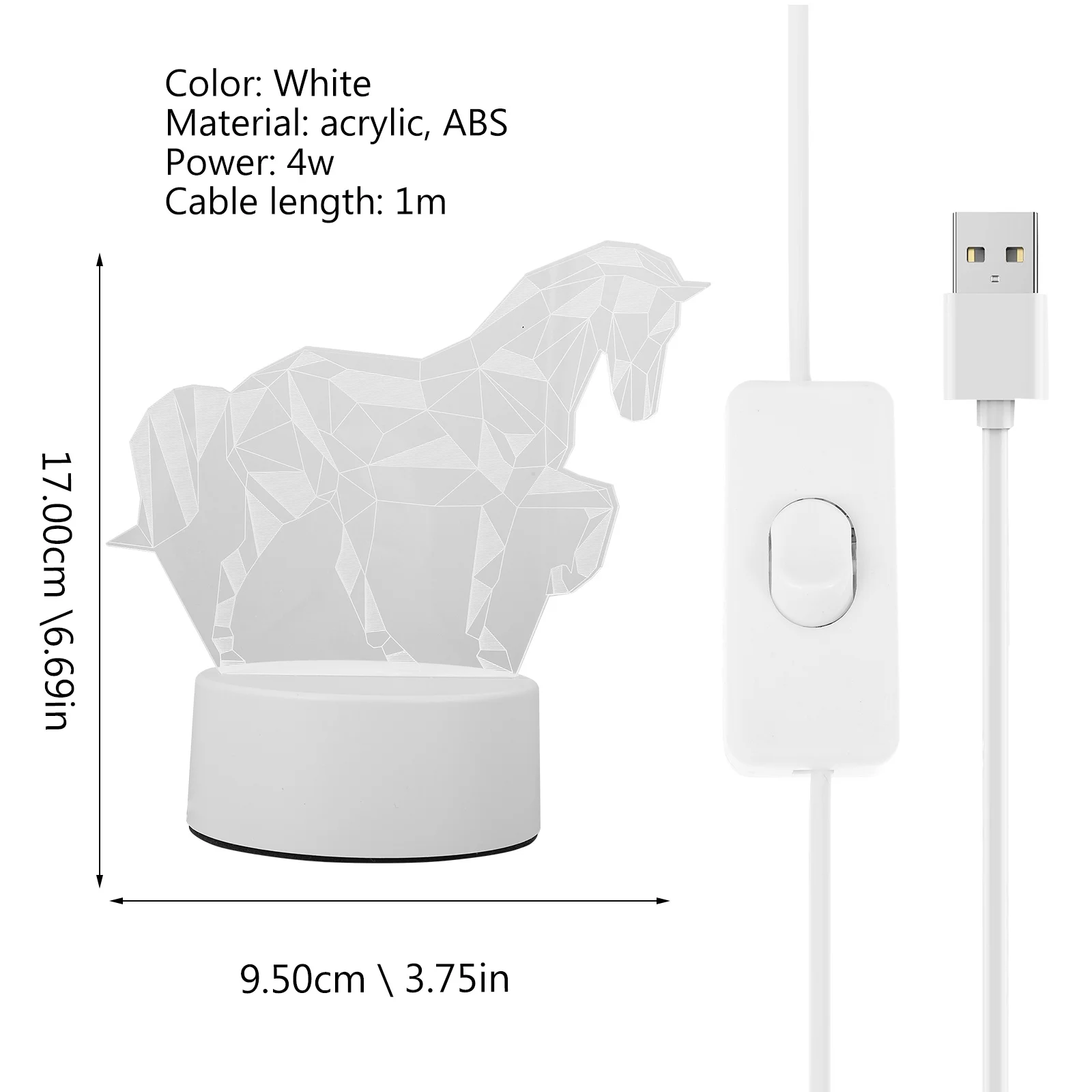 3D Nacht Lampe Tier Form Led Nacht Licht Für Schlafzimmer Dekor Geschenk Usb Powered Warme Beleuchtung 3D Illusion Lampe