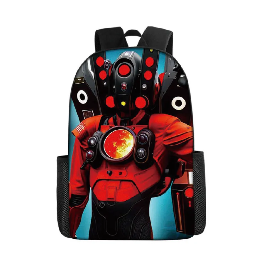 Skibidi-Mochila Titan Speakerman para Crianças, Mochila de Viagem Anime, Saco Lápis, Mochila Escolar para Adolescentes, Menino