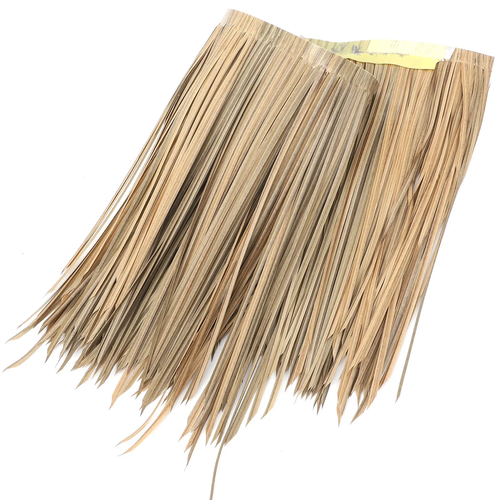 Piastrella simulata di paglia artificiale, decorazione per tetto paesaggistico, decorazione in paglia, plastica